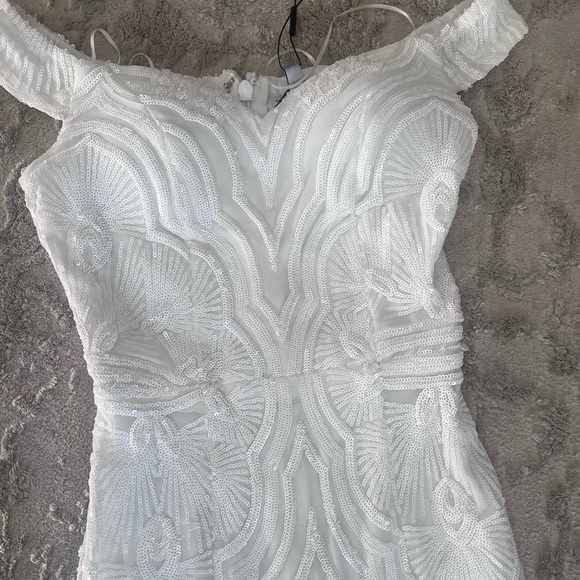 Fashion Nova Dresses & Skirts - Fashion Nova Elegant White Embroidered Dress